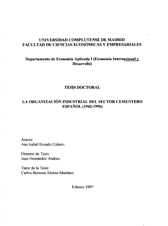 sector cementero - tesis